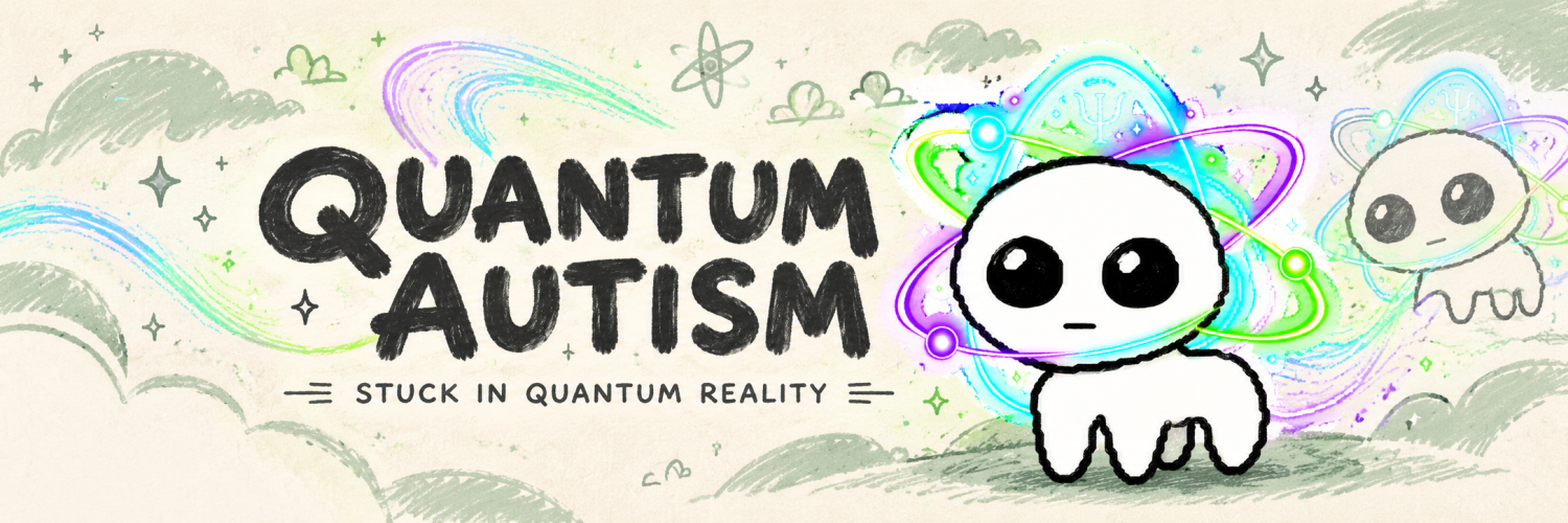 Wide banner. Stuck in quantum reality.